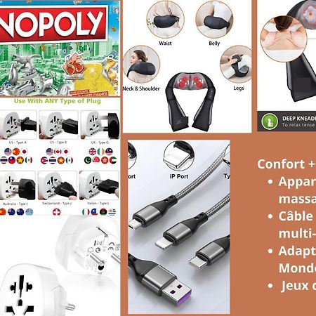 Mona Lisa : Superbe Loft Centre Ville - Parking Gratuit - Wifi Ultra Rapide-Appareil Massage-Netflix-Jeu Societe Troyes Eksteriør billede
